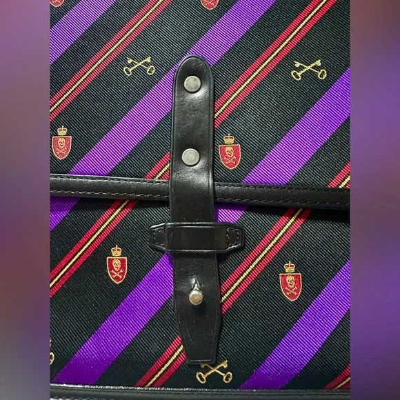 Rugby Ralph Lauren Rare portfolio/ clutch bag 10.5” x 8.5” Collectible Like New! - Picture 8 of 8